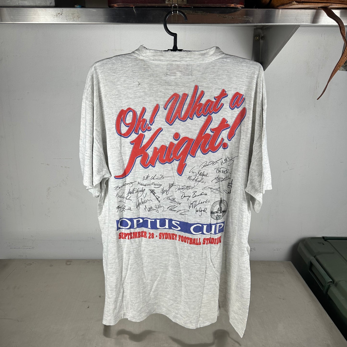 Vintage 1997 Newcastle Knights NRL Optus Cup Grand Final T-Shirt