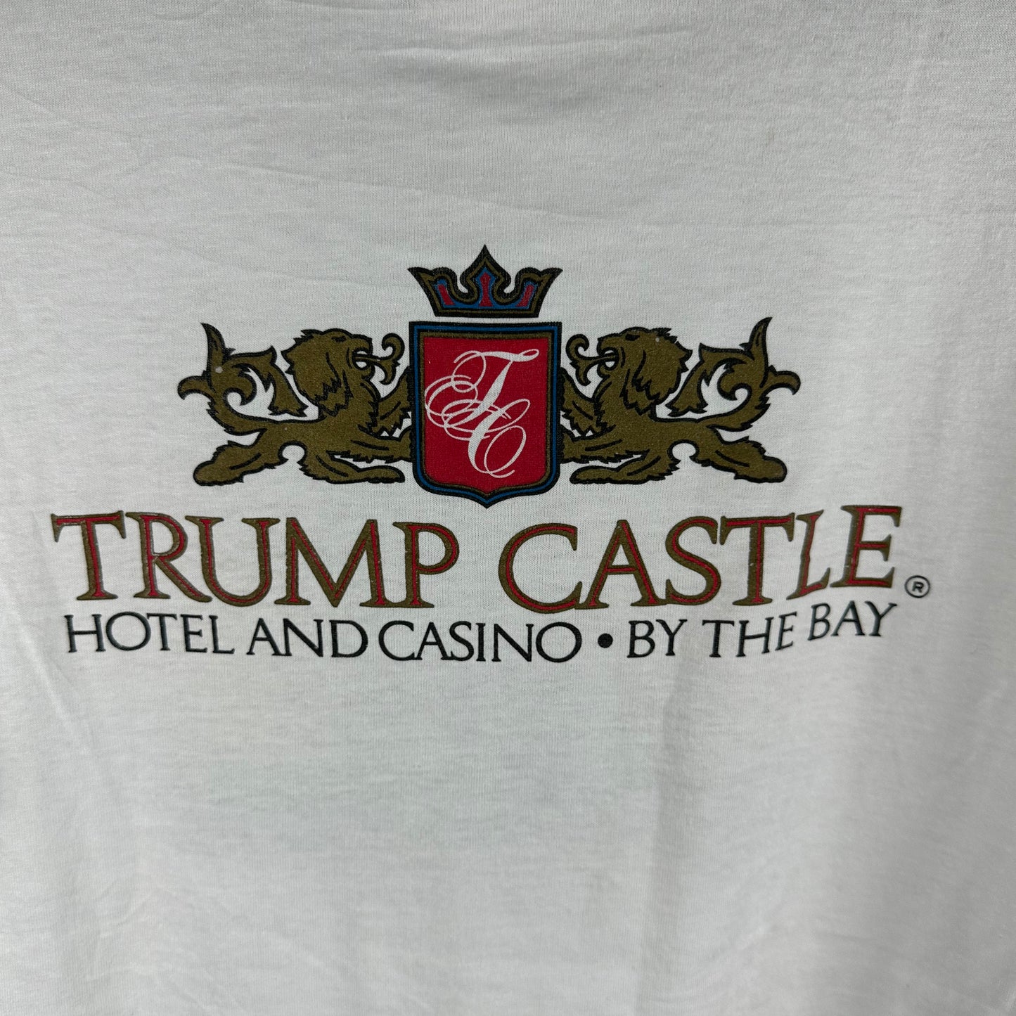 Vintage 80s Trump Castle Casino See & Win a Million Promo Single Stitch T-Shirt