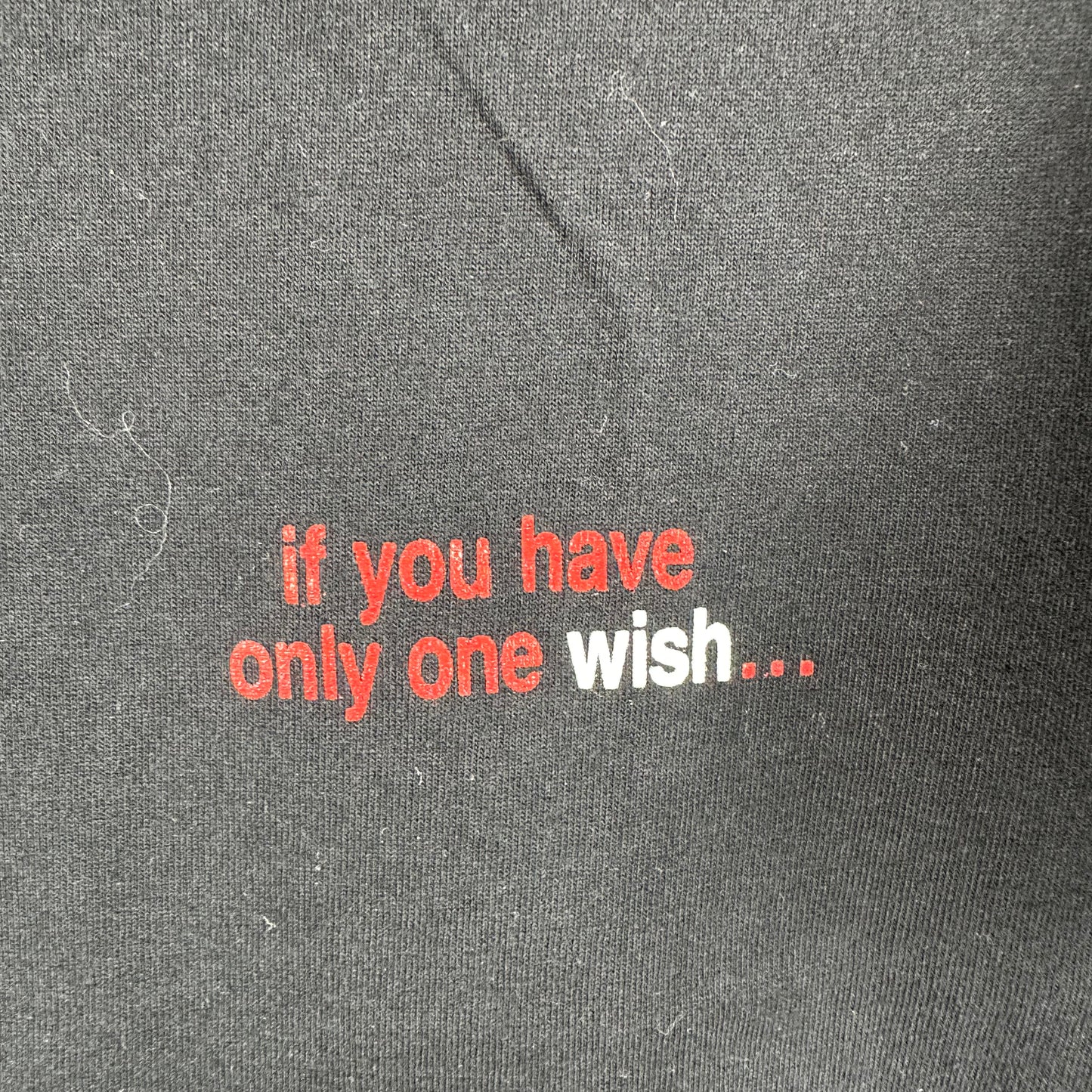 Vintage 1996 Big The Musical If You Have Only One Wish Make It Big Promo T-Shirt