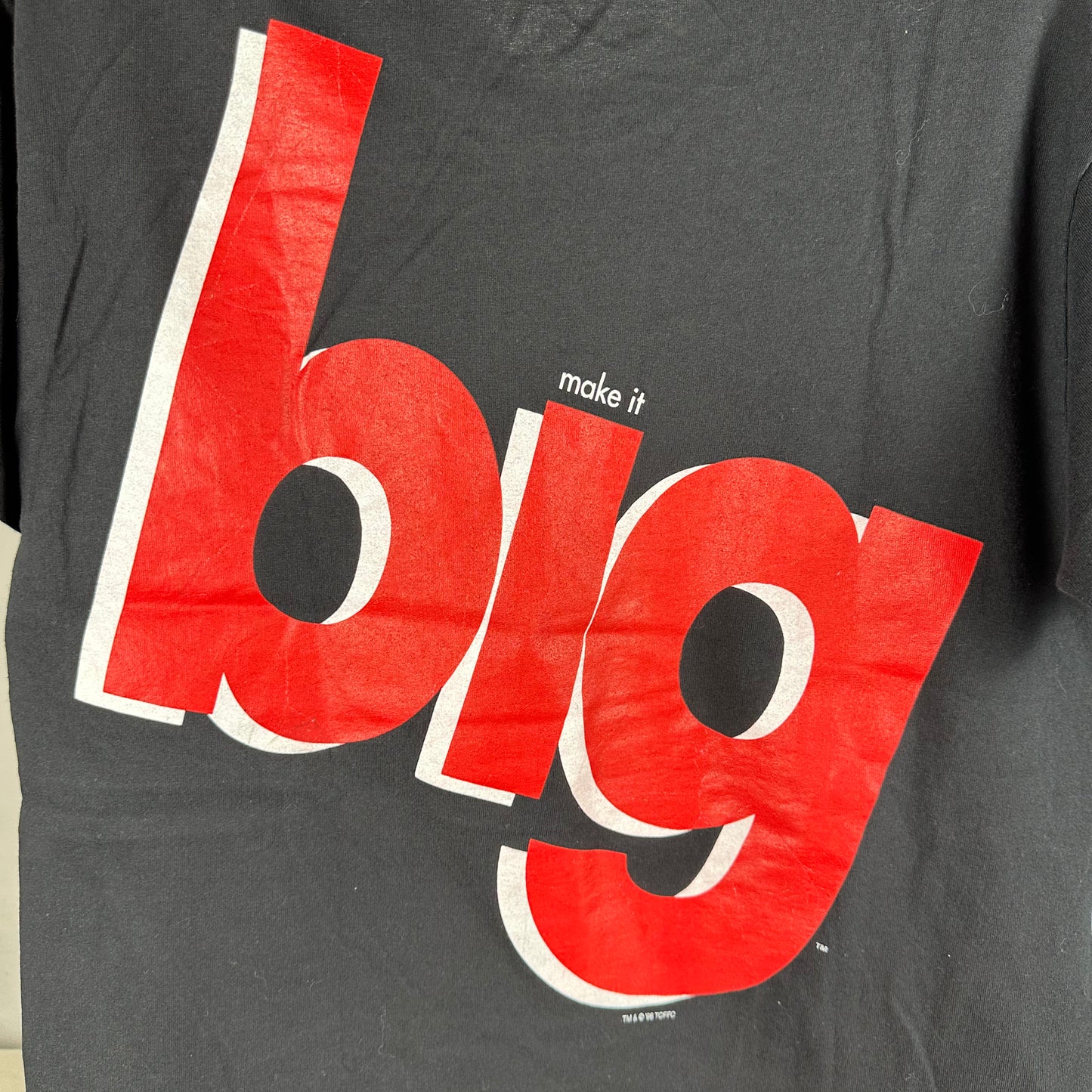Vintage 1996 Big The Musical If You Have Only One Wish Make It Big Promo T-Shirt