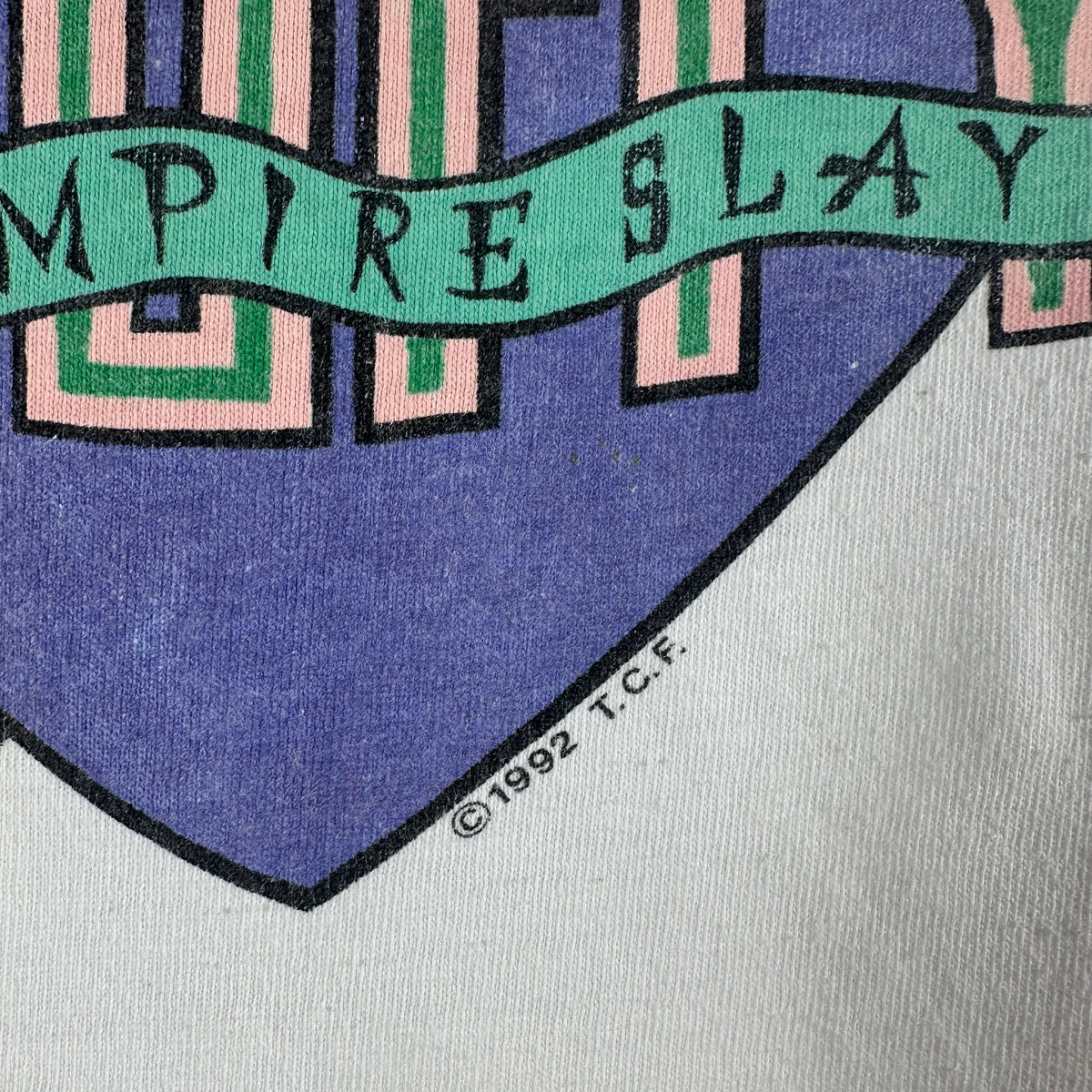 Vintage 1992 Buffy The Vampire Slayer Vampire Sucks, Buffy Slays Promo T-shirt