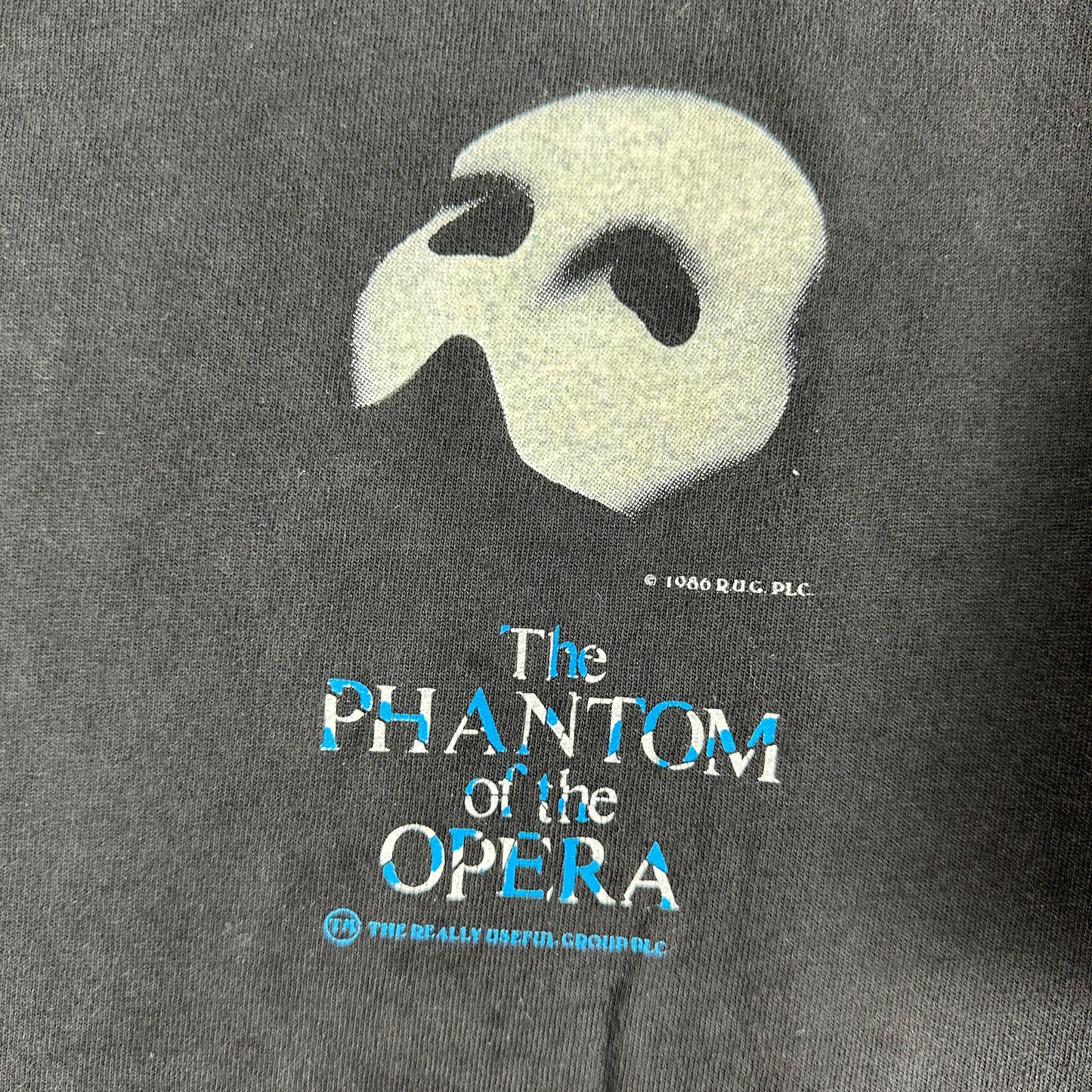 Vintage 1986 The Phantom of the Opera Graphic Promo T-Shirt