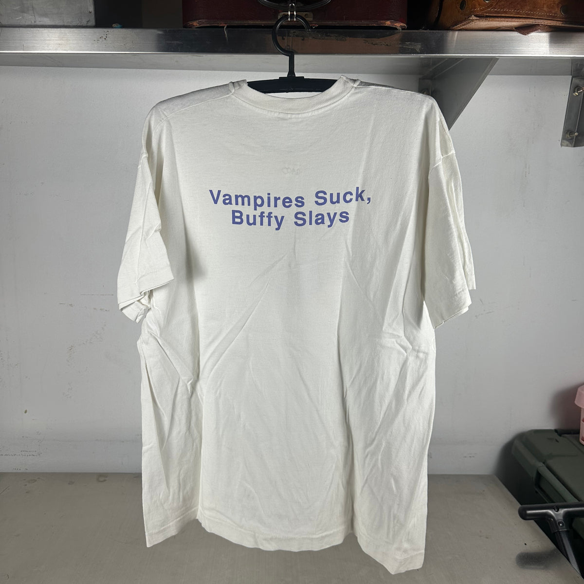 Vintage 1992 Buffy The Vampire Slayer Vampire Sucks, Buffy Slays Promo T-shirt