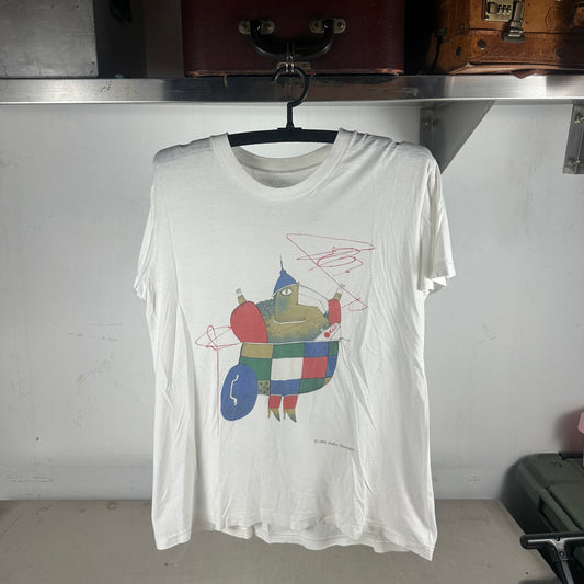 Vintage 1985 Kveta Pacovska Artwork Graphic Single Stitch T-shirt