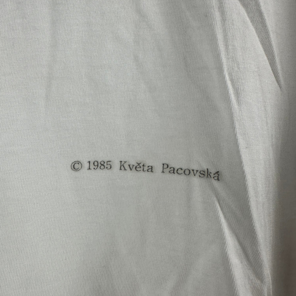 Vintage 1985 Kveta Pacovska Artwork Graphic Single Stitch T-shirt