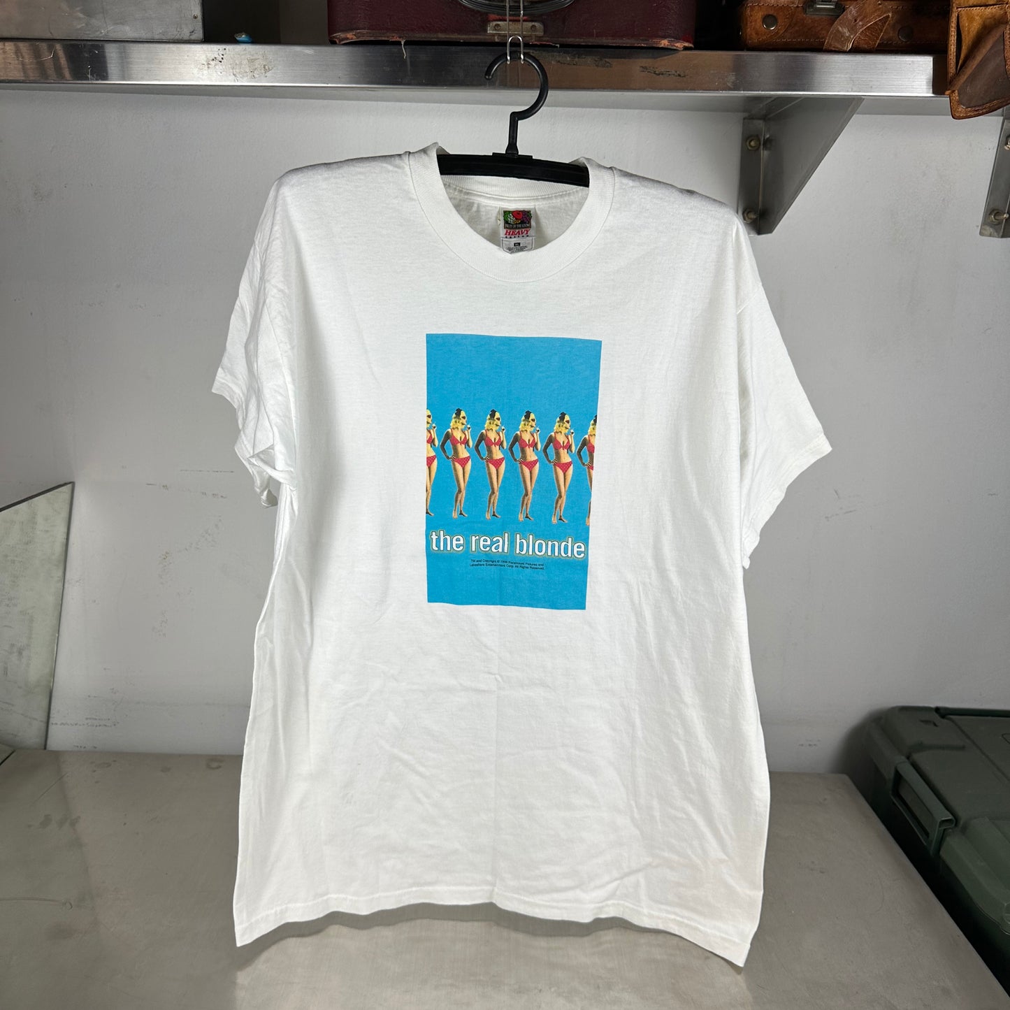 Vintage 1998 The Real Blonde Paramount Pictures Movie Promo T-Shirt