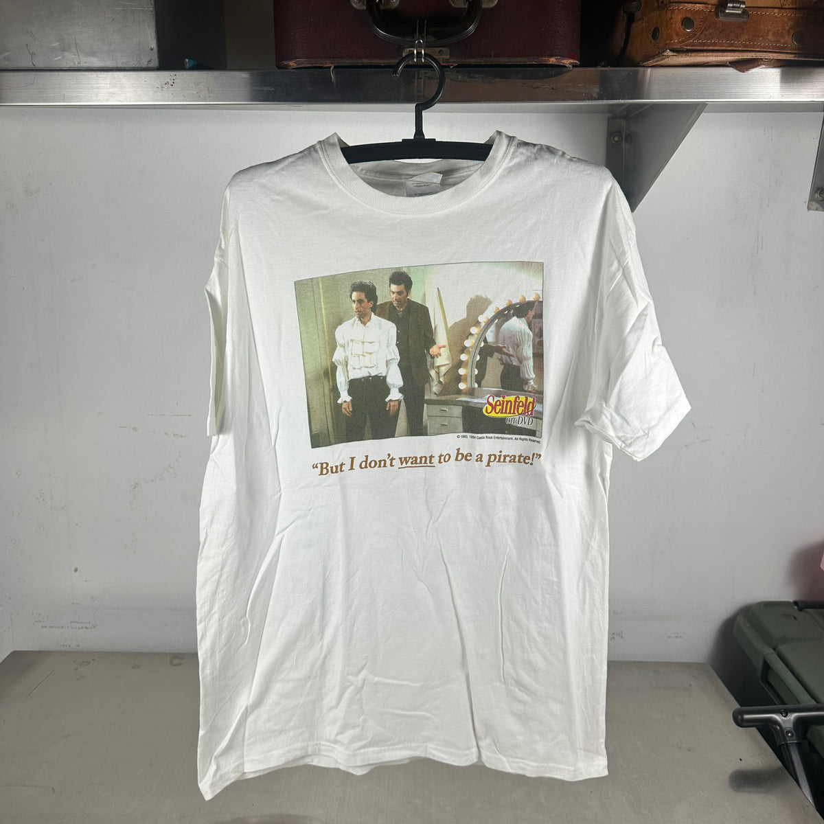 Vintage 1994 Seinfeld But I Don't Want to Be a Pirate! TV Show Promo T-shirt
