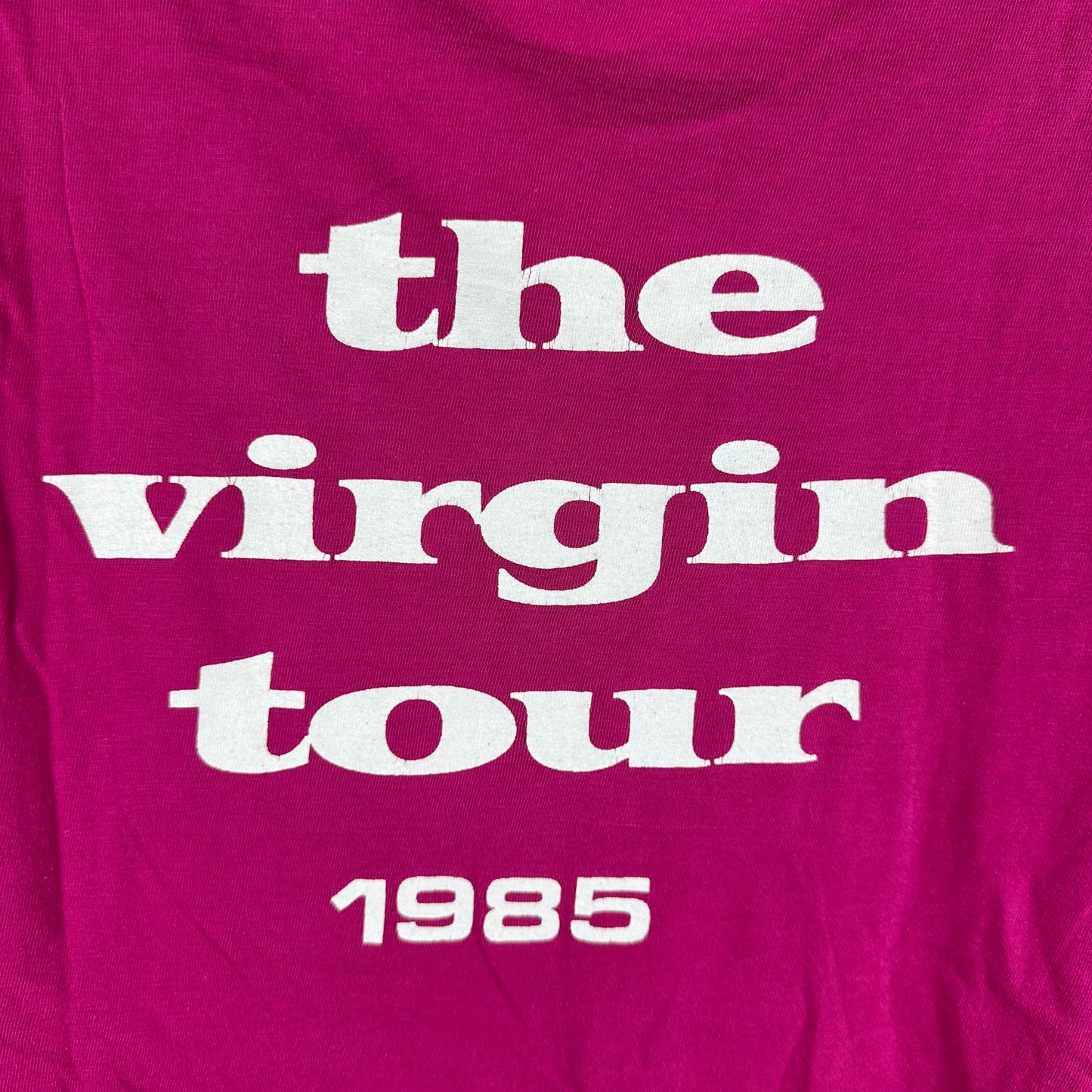 Vintage 1985 Madonna The Virgin Tour Concert Single Stitch T-Shirt