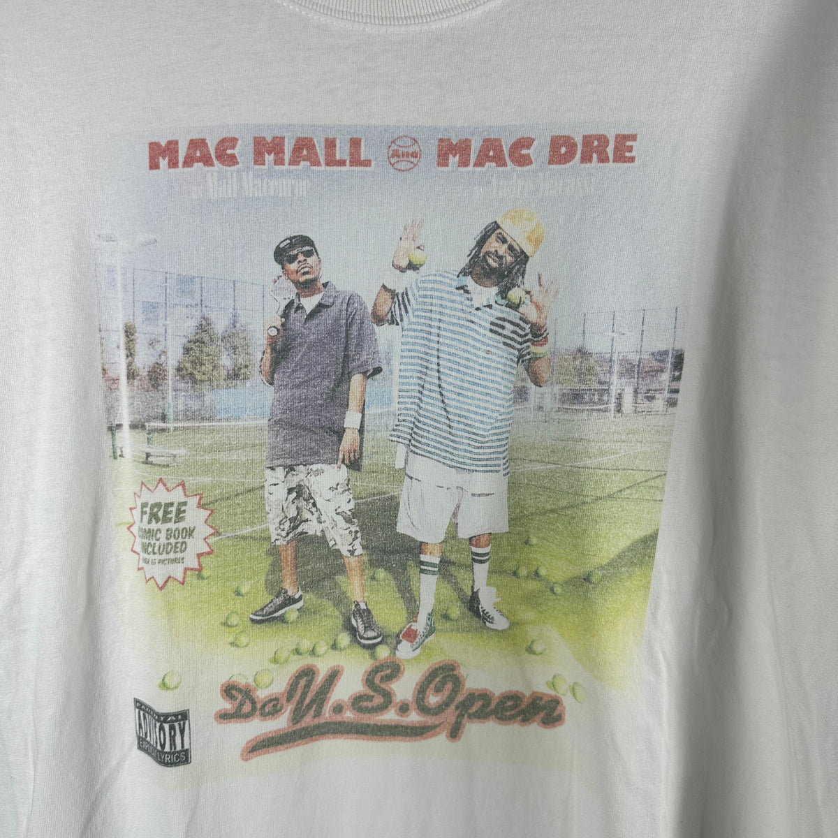 Vintage 2005 Mac Mall and Mac Dre DA U.S. Open Hip Hop Rap T-shirt