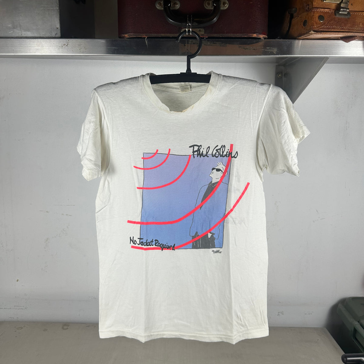 Vintage 1985 Phil Collins No Jacket Required Tour Concert Single Stitch T-shirt