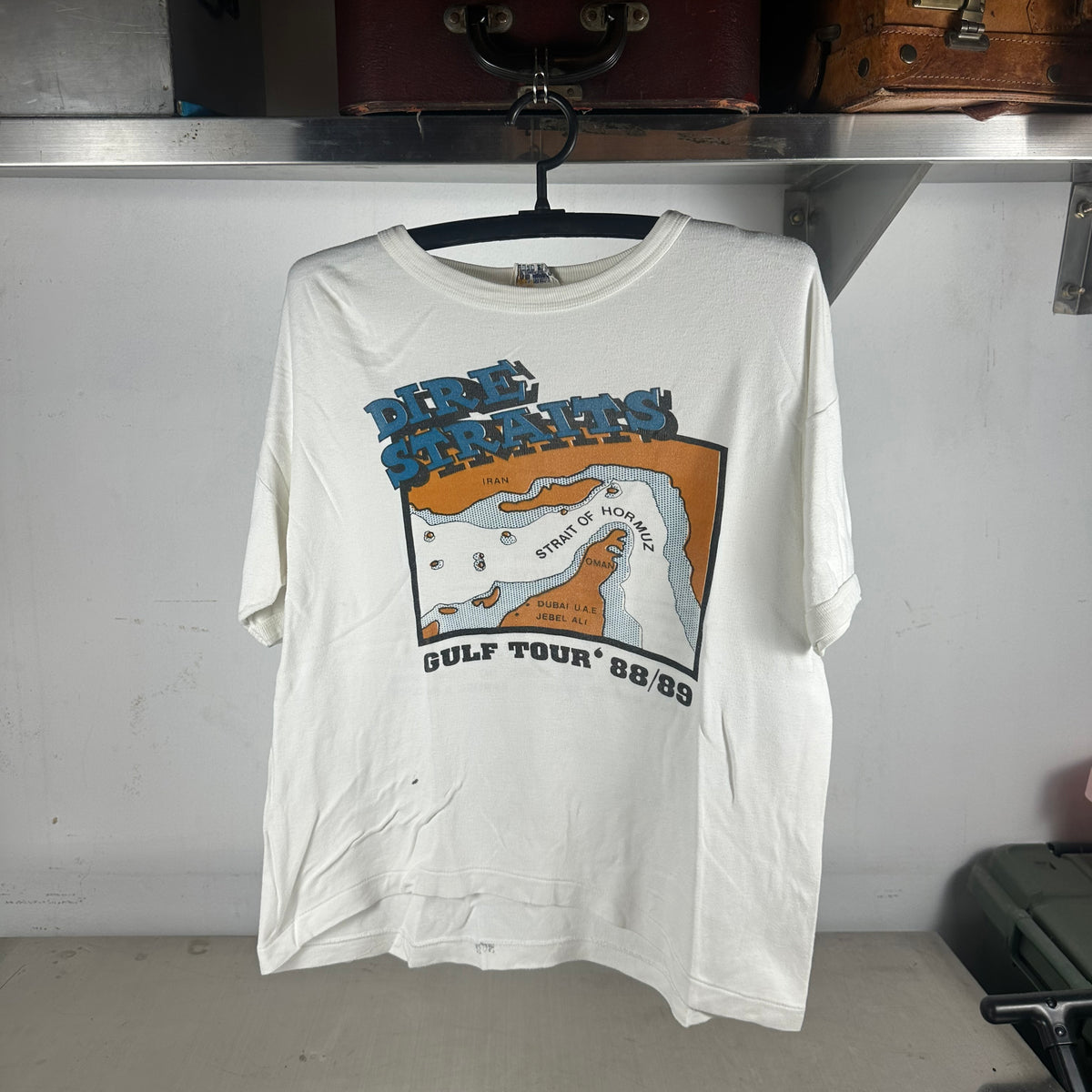 Vintage 1988/89 Dire Straits Gulf Tour Concert Rock Band T-shirt