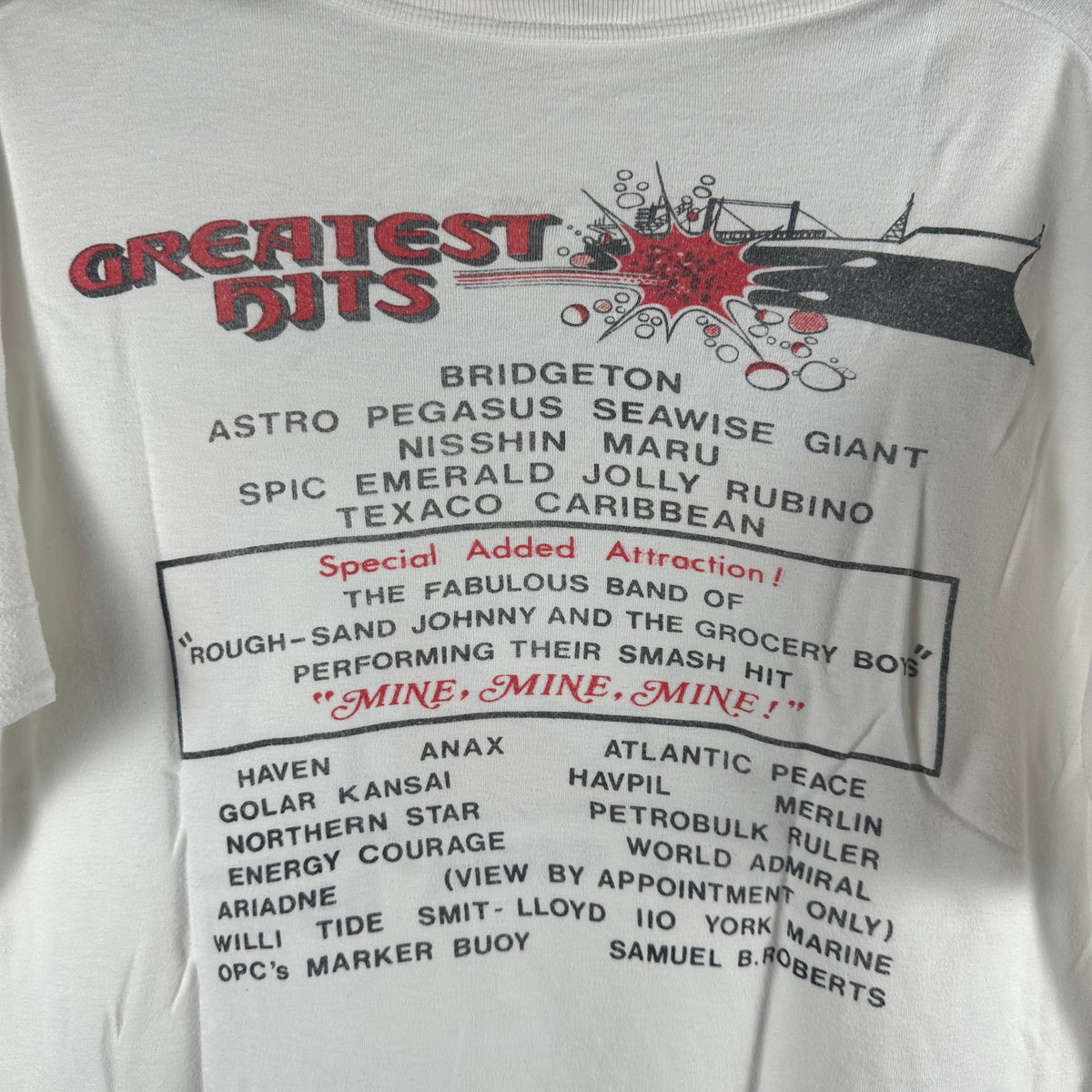 Vintage 1988/89 Dire Straits Gulf Tour Concert Rock Band T-shirt