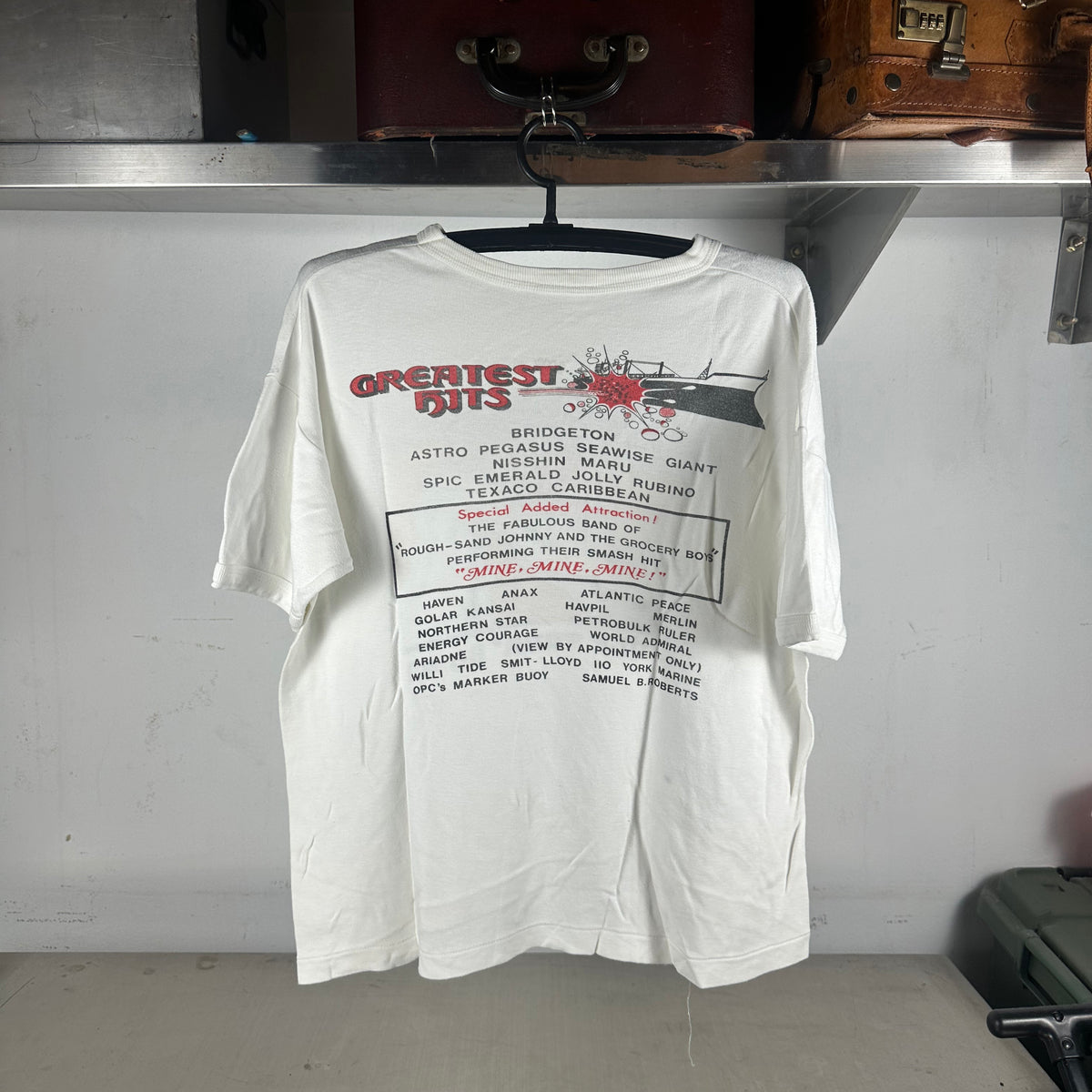 Vintage 1988/89 Dire Straits Gulf Tour Concert Rock Band T-shirt