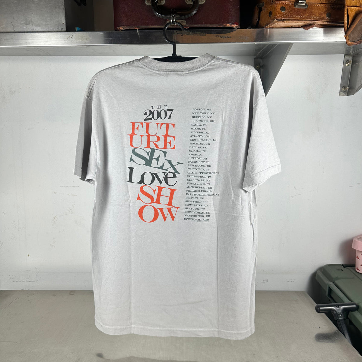 Vintage 2007 Justin Timberlake FutureSex/LoveSounds Tour Concert T-shirt