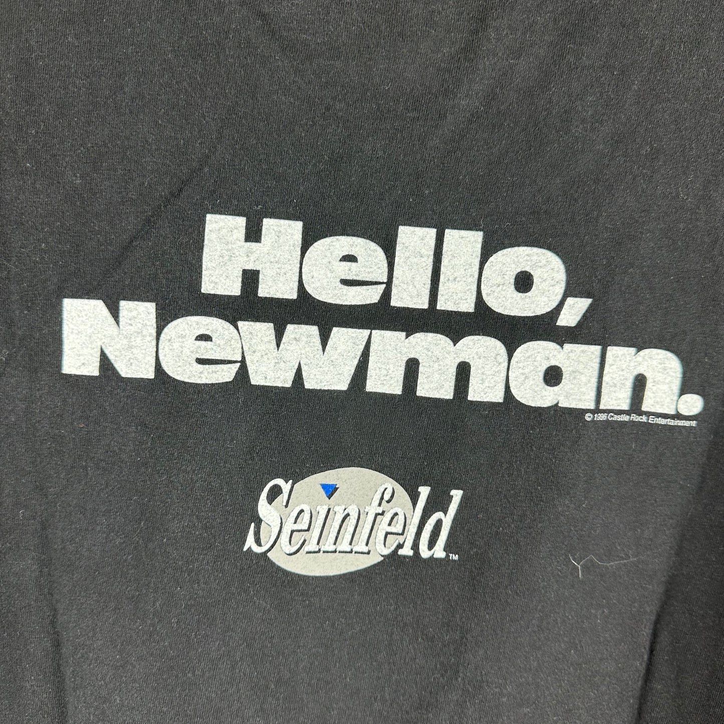 Vintage 1996 Seinfeld Hello Jerry Hello Newman TV Show Promo T-Shirt