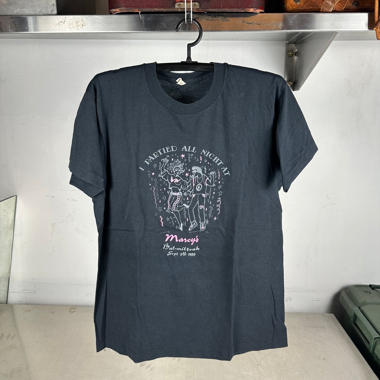 Vintage 1989 I Partied All Night at Marcy's Single Stitch T-Shirt