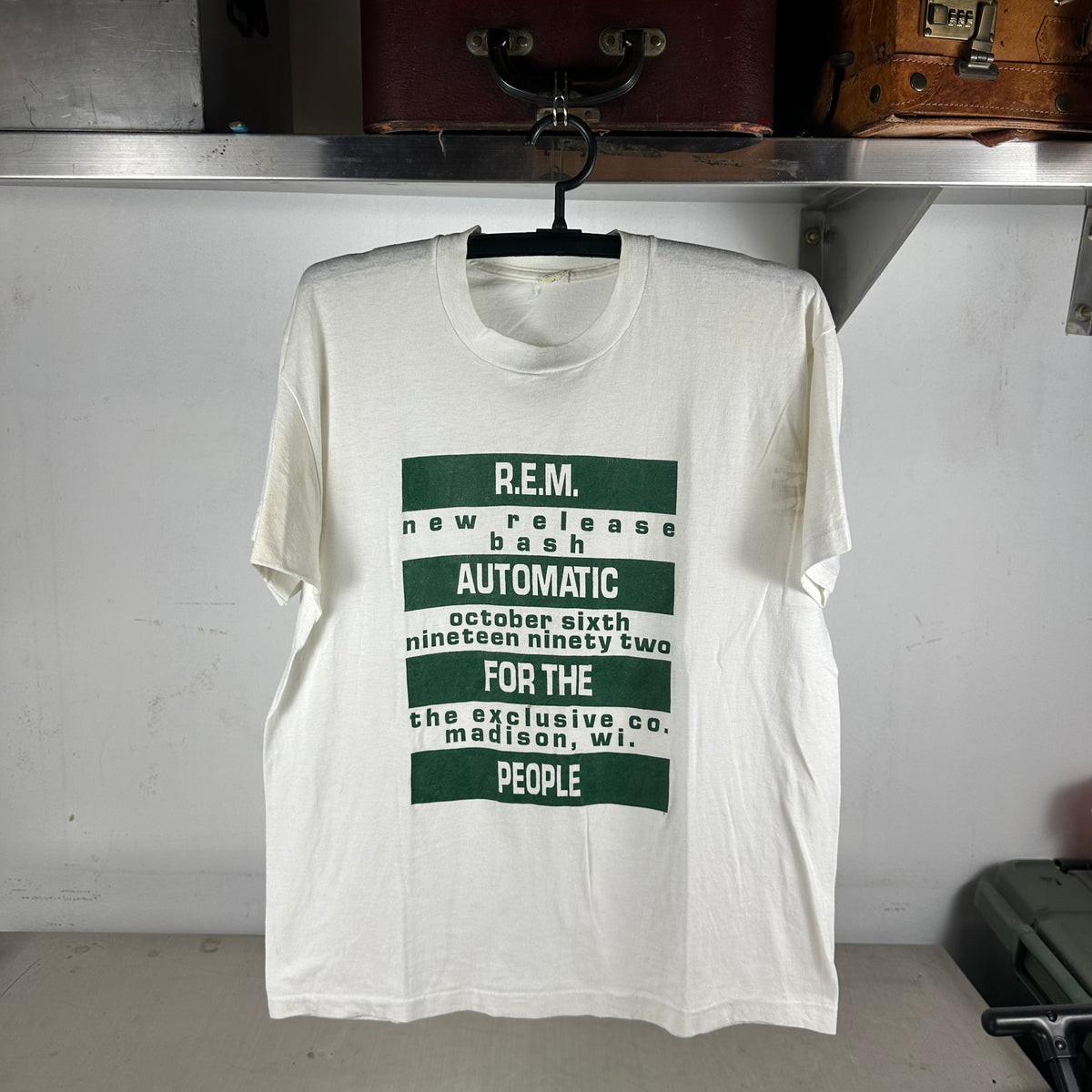 Vintage 1992 REM Automatic For the People Rock Band Single Stitch T-shirt