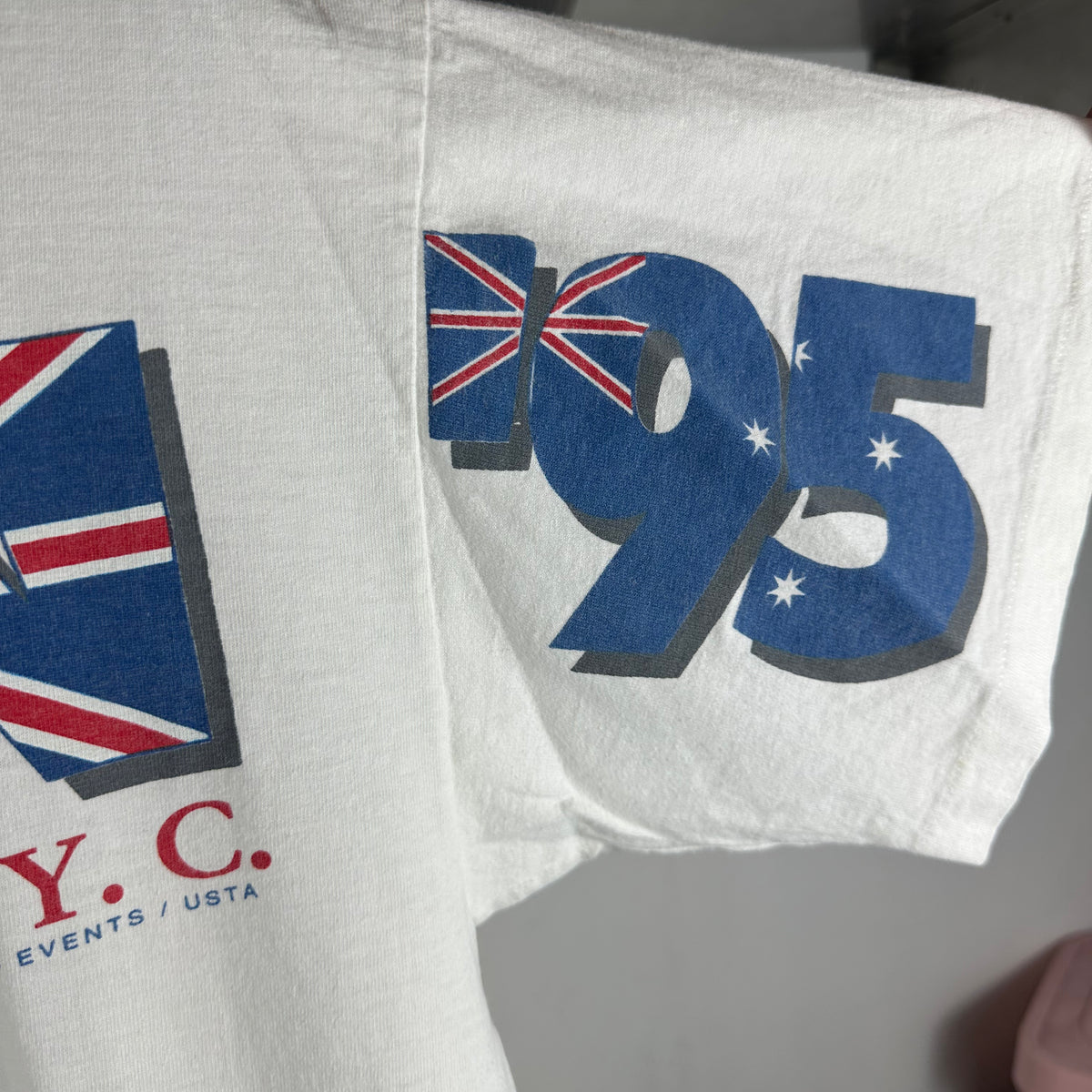Vintage 1995 US Open Tennis Championship Graphic Single Stitch T-shirt