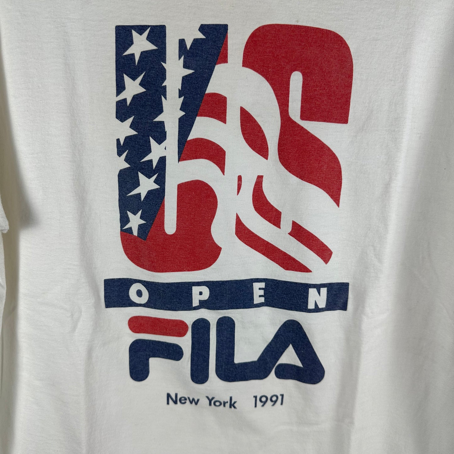 Vintage Fila 1991 US Open Tennis Championship Graphic Single Stitch T-Shirt