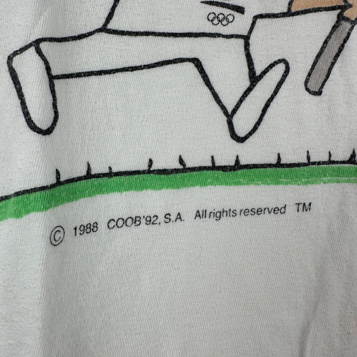 Vintage 1992 Barcelona Olympics Cobi Mascot Graphic T-shirt