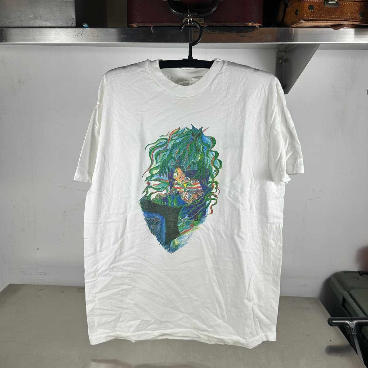 Vintage 90s Dolby Surround Sound Audio Artwork Promo Single Stitch T-shirt