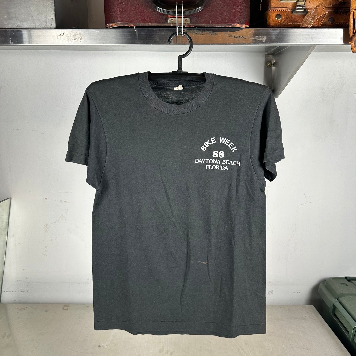 Vintage 1988 Bike Week Daytona Beach Florida Motorcycle Single Stitch T-Shirt