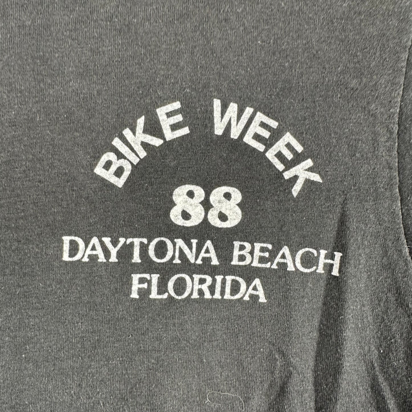 Vintage 1988 Bike Week Daytona Beach Florida Motorcycle Single Stitch T-Shirt