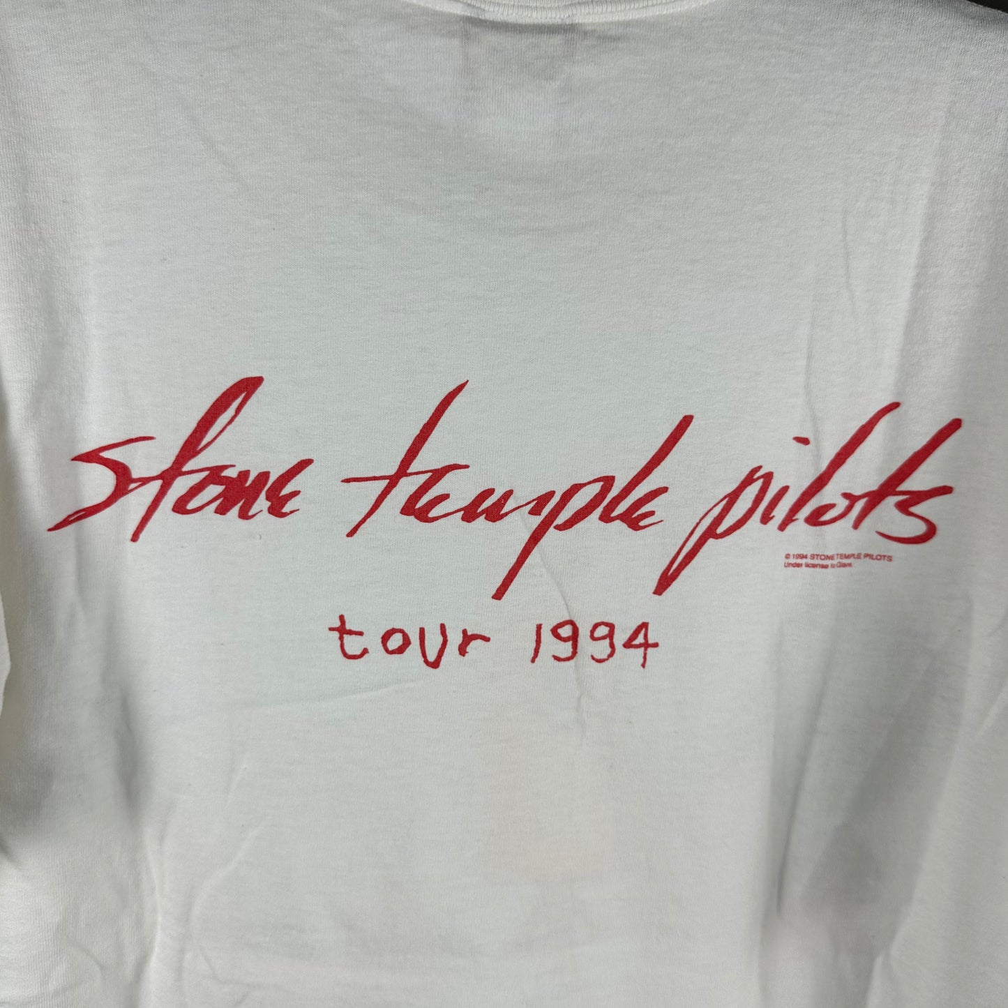 Vintage 1994 Stone Temple Pilots Things Are Getting Funny These Days Band Tour T-Shirt