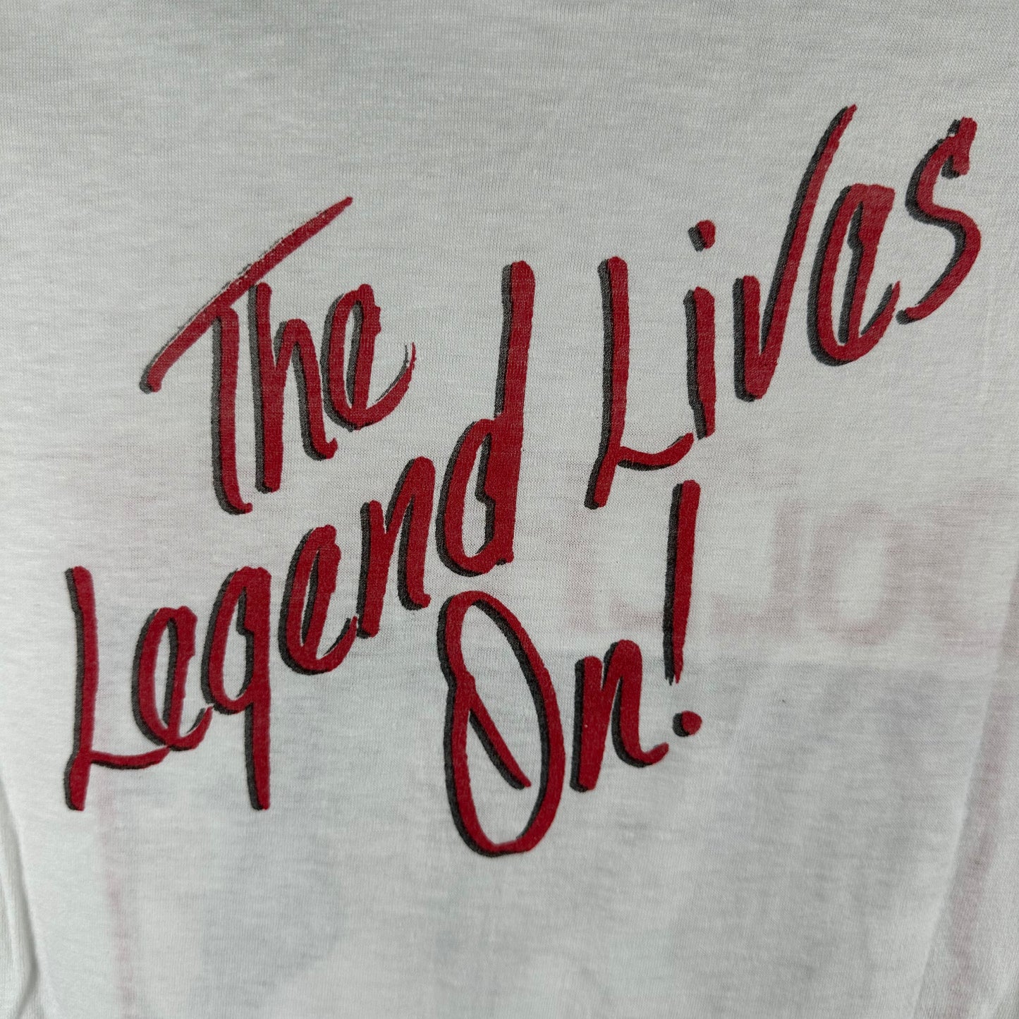 Vintage 80s Thee Dollhouse The Legend Lives On! Strip Club Cabaret T-shirt