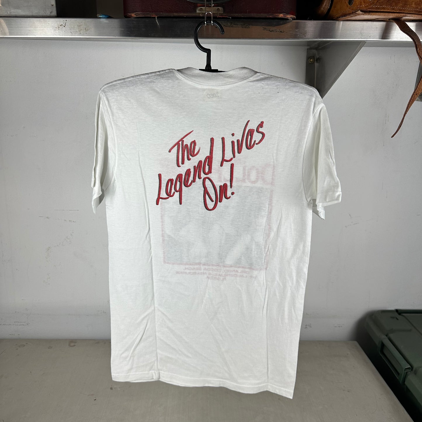 Vintage 80s Thee Dollhouse The Legend Lives On! Strip Club Cabaret T-shirt