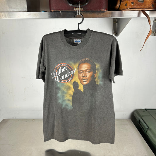 Vintage 1990 Luther Vandross Here &amp; Now World Tour Single Stitch T-shirt