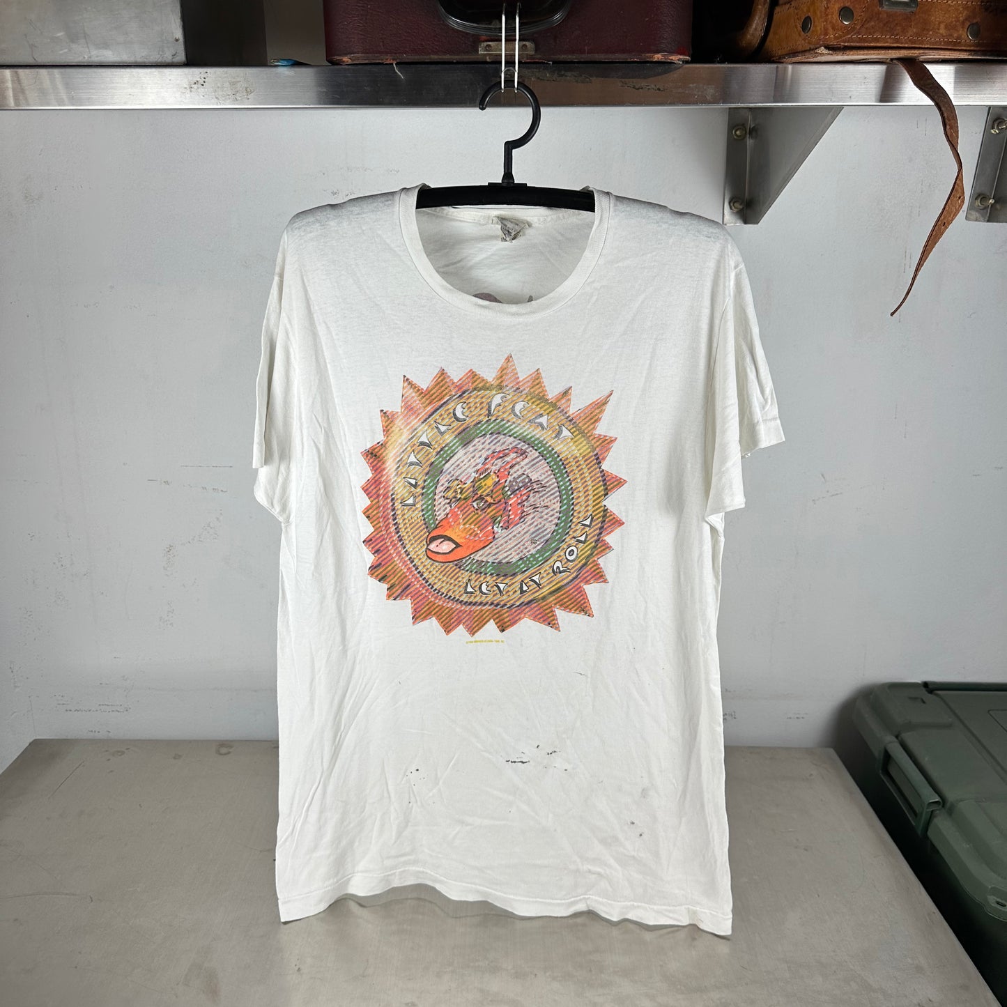 Vintage 80s Little Feat Let It Roll Rock Band Tour Single Stitch T-shirt