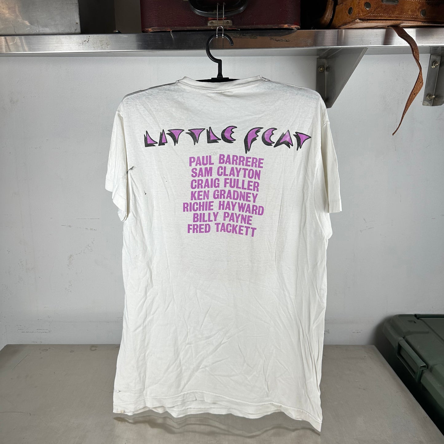 Vintage 80s Little Feat Let It Roll Rock Band Tour Single Stitch T-shirt