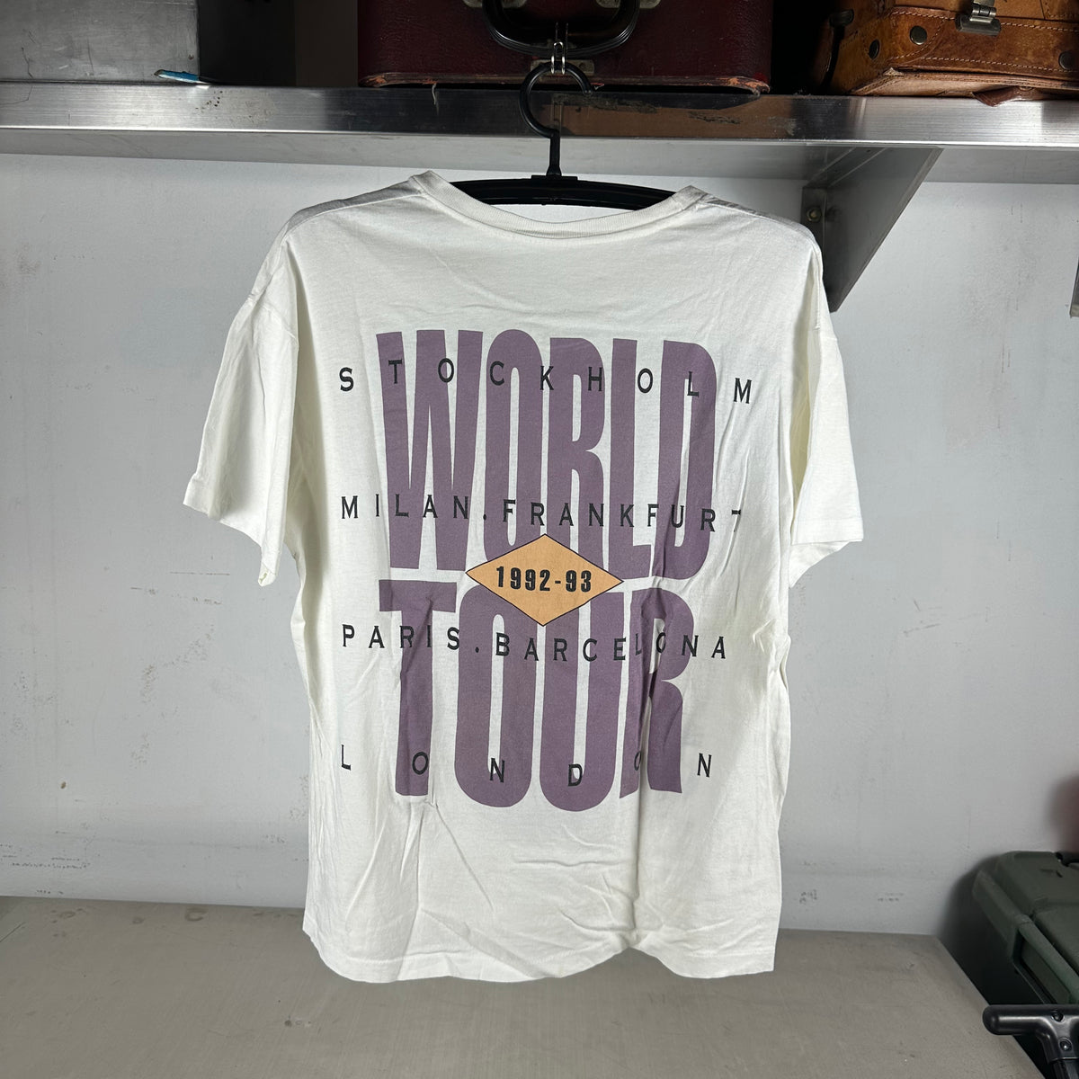 Vintage 1992-93 Bruce Springsteen Europe Tour Concert Single Stitch T-shirt