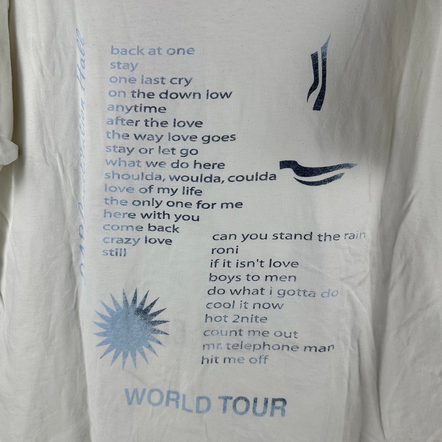 Vintage 2000s Brian McKnight in Concert New Edition Promo T-shirt
