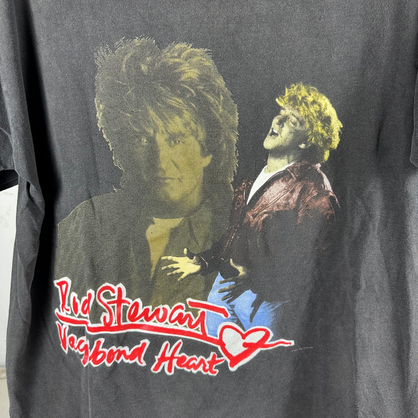 Vintage 1991-92 Rod Stewart Vagabond Heart Tour Single Stitch T-shirt