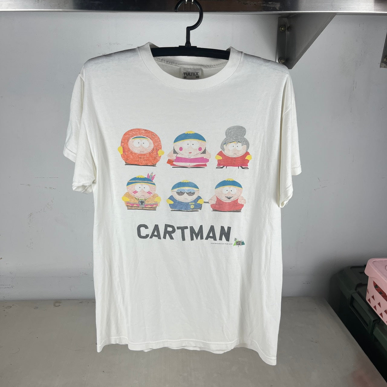 Vintage 1999 Cartman South Park TV Show Graphic Promo T-shirt