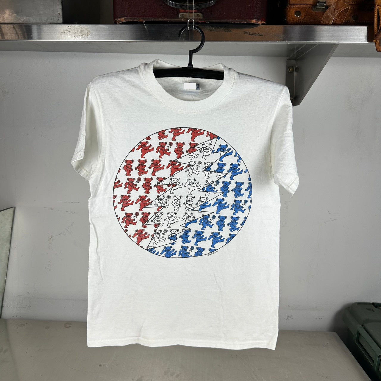 Vintage 1993 Grateful Dead Bear Graphic Rock Band T-shirt