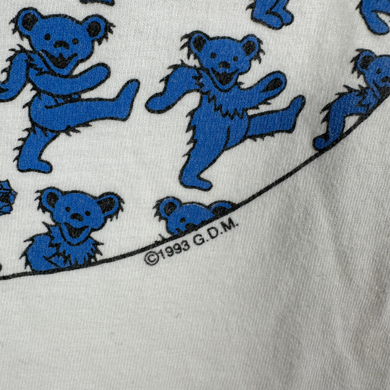 Vintage 1993 Grateful Dead Bear Graphic Rock Band T-shirt